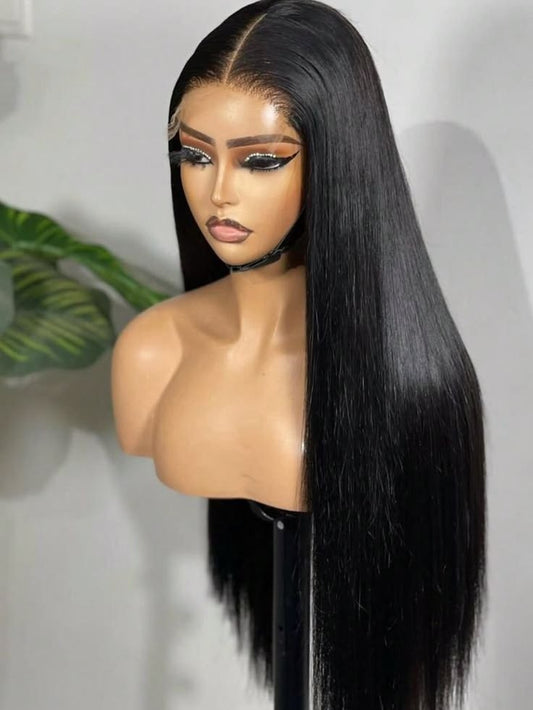 Midnight Silk - Straight Black Lace Front Wig