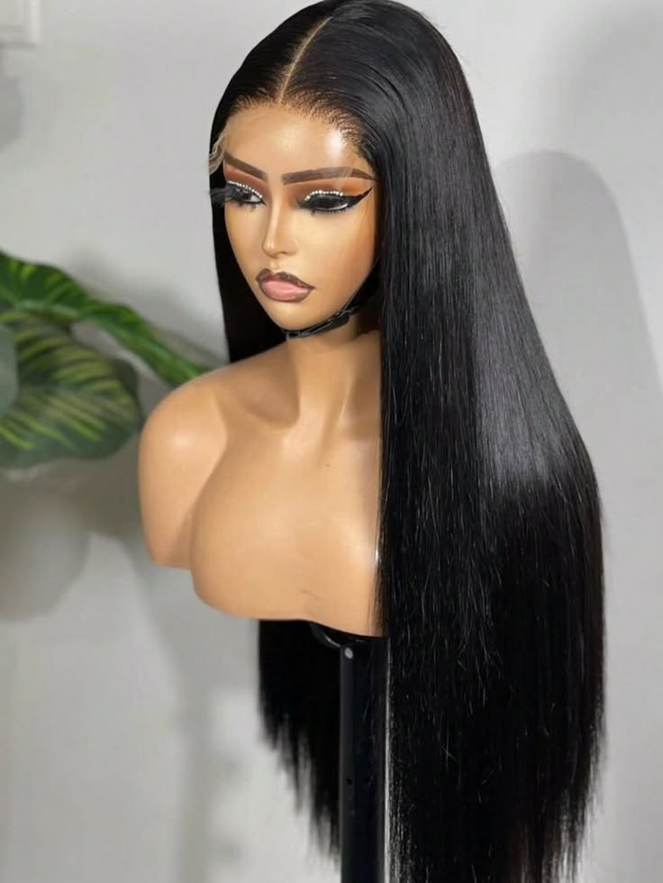 Midnight Silk - Straight Black Lace Front Wig