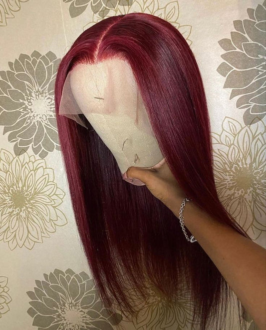Velvet Cherry - 16inch 13x4 Glueless Wig