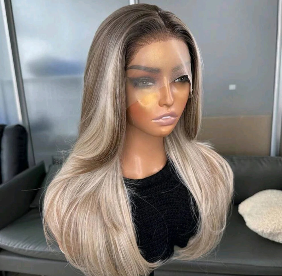 Blonde Ombre 18inch Lace Front Wig