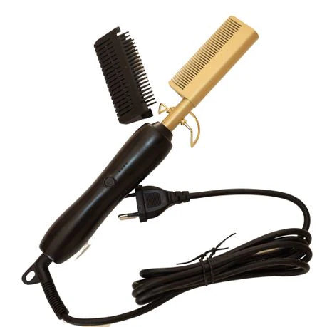 Electric Straightening Hot Comb for Hair and Wigs
