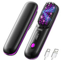 Ionic Portable Heated Straightening Brush With LED Display